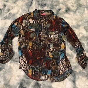 Sunny Leigh Colorful Patterned Men's Shirt